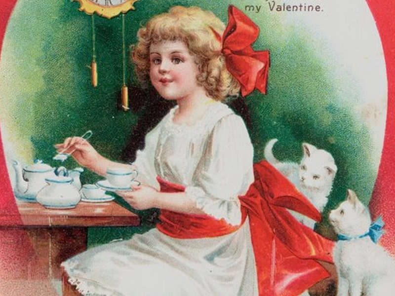 1865-Ellen Hattie Clapsaddle - American Valentine Card
